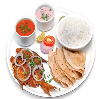 Maharashtrian thali