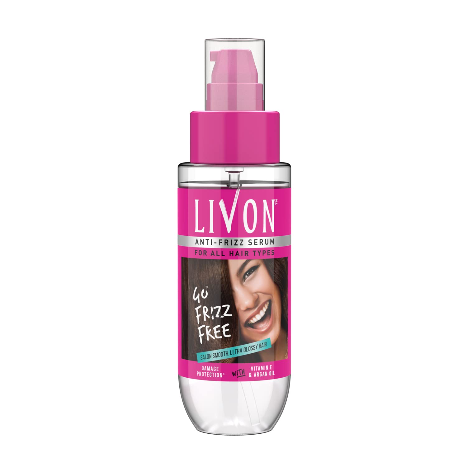 Livon Hair Serum For Dry & Frizzy Hair With Vitamin E & Argan Oil, 100ml