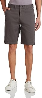 SMOWKLY Men's Ribbed Polycotton Cargo Stretch Shorts Drawstring